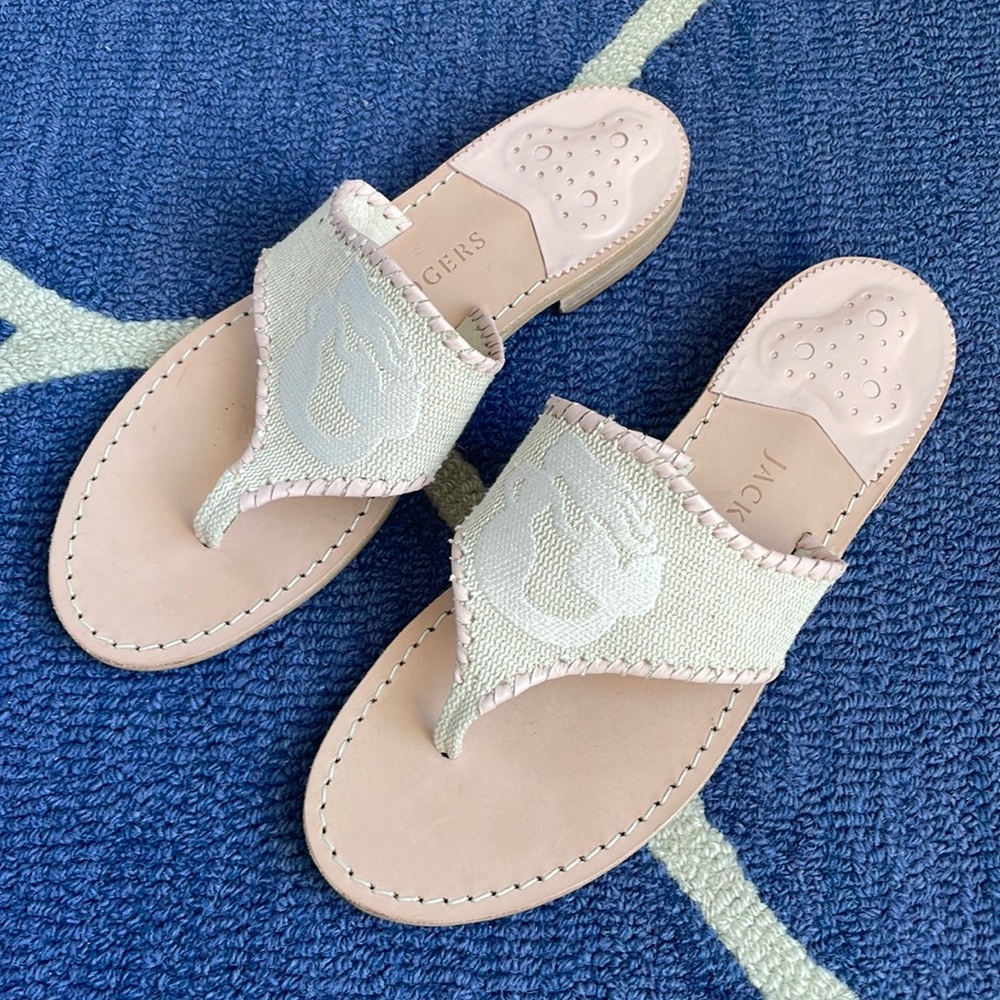 Jack Rogers Spartina Collaboration Mermaid Sandals Size 8.5